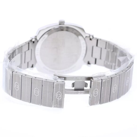 GUCCI Grip watch 157.4/YA157401 Date white Dial Quartz Men's Watch - Picture 3 of 12